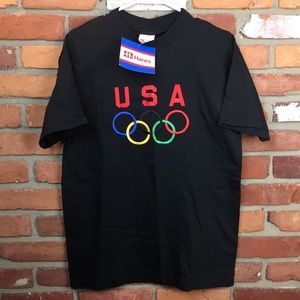 Vintage 90s Atlanta Olympics t shirt NOS NWT